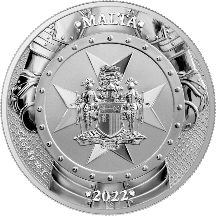 knights of the past 2022 5 euro 1 oz silver